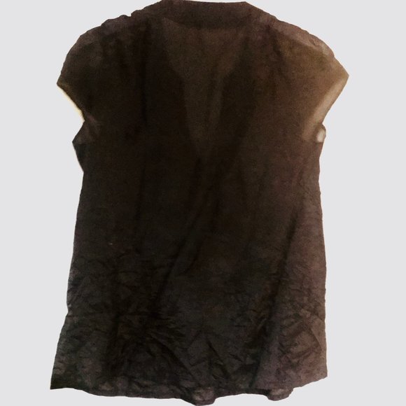 nanette lepore Silk Crinkle Chiffon top size 2 - Picture 5 of 7